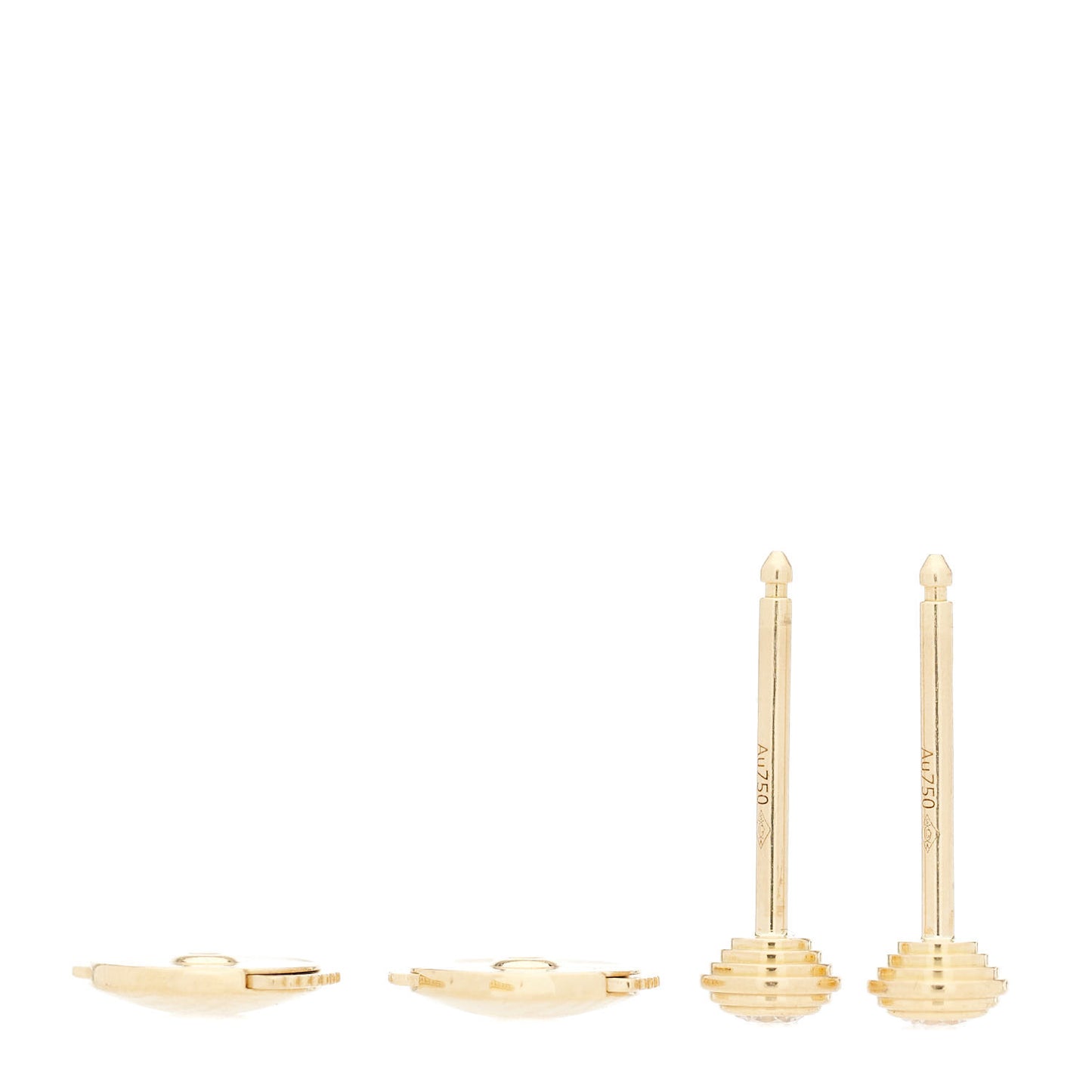 18K Yellow Gold Diamond XS D'Amour Earrings