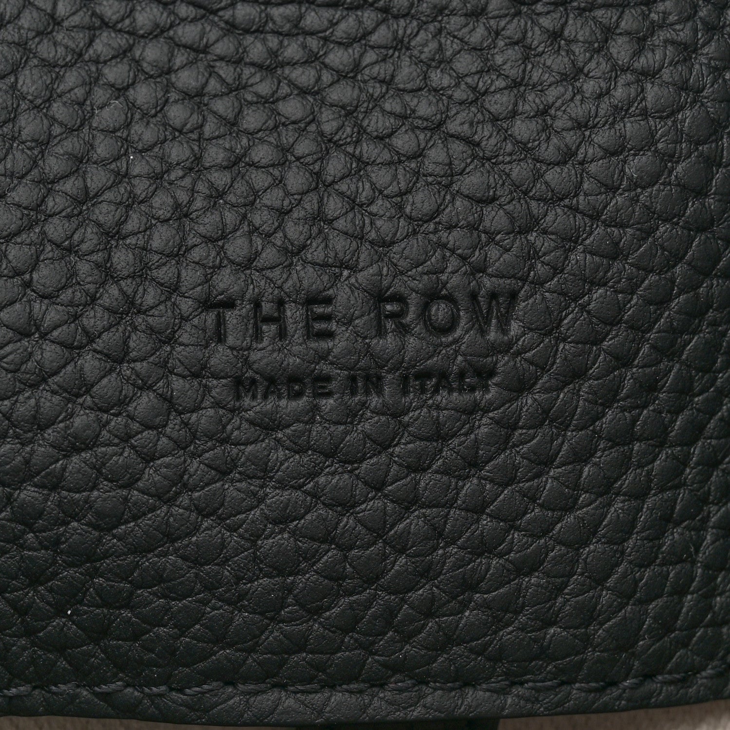 The Row Matte Grained Calfskin Soft Margaux 12 Black 6 of 9