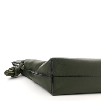 Loewe Calfskin Mini Flamenco Knot Clutch Vintage Khaki 8 of 10