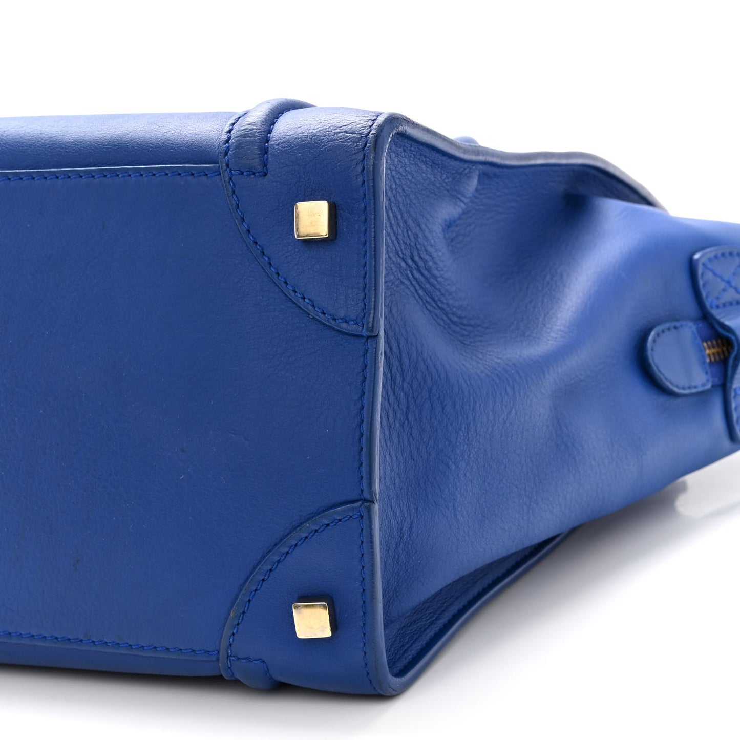 Smooth Calfskin Mini Luggage Royal Blue