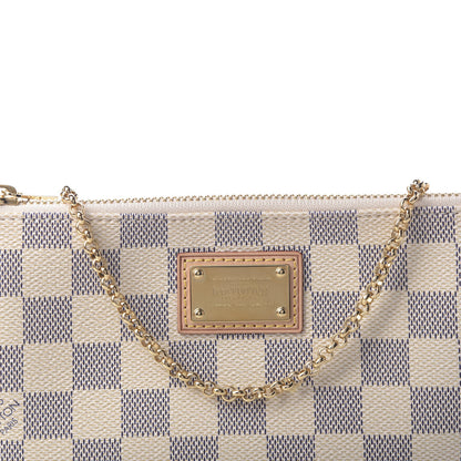 Louis Vuitton Damier Azur Pochette Milla MM 10 of 11