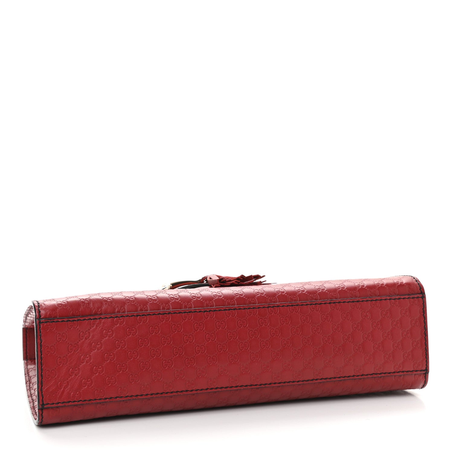 Gucci Microguccissima Medium Emily Chain Shoulder Bag Red 4 of 9
