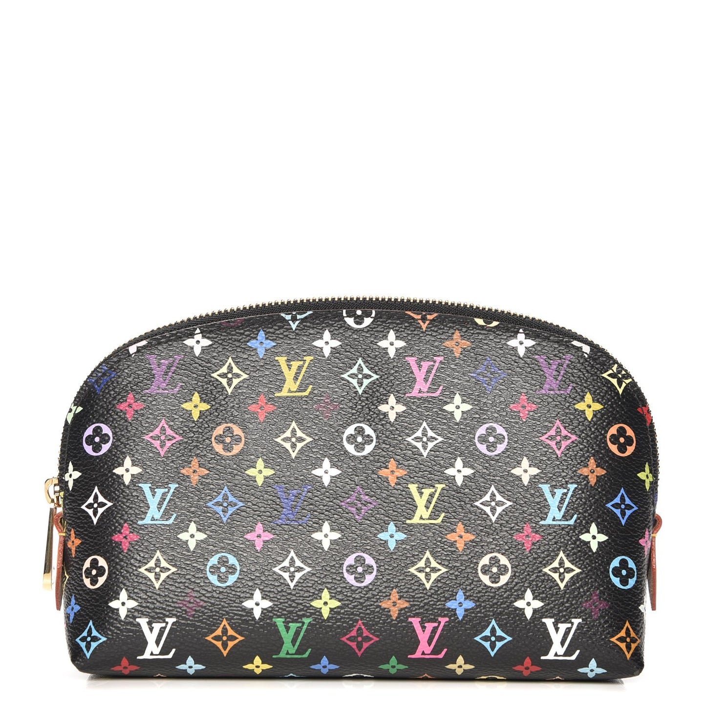 Monogram Multicolor Cosmetic Pouch Black Grenade
