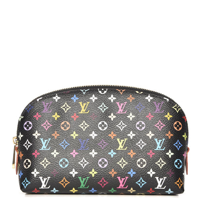 Louis Vuitton Monogram Multicolor Cosmetic Pouch Black Grenade 1 of 7