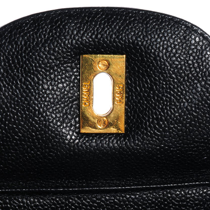 Chanel Caviar XL Weekender Bag Black 6 of 8