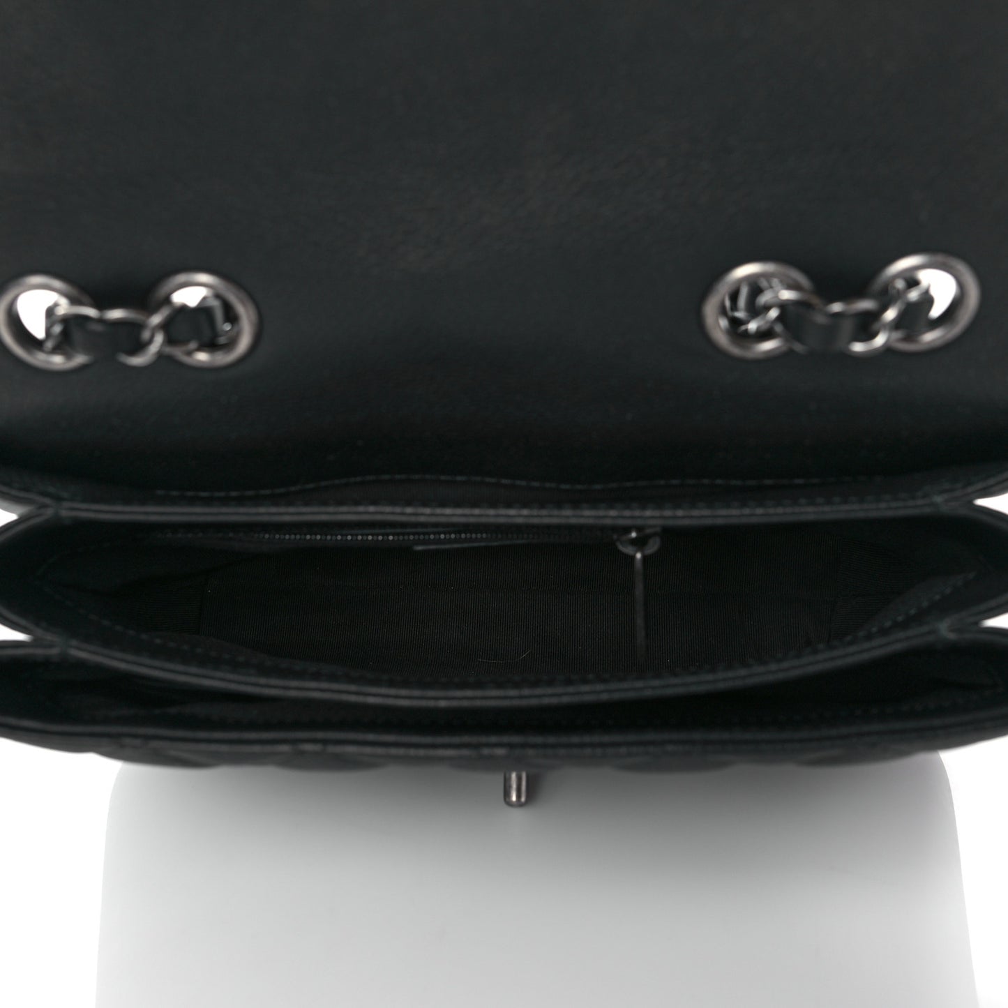 Caviar All About Flap Bag Black