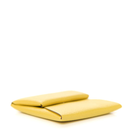 Hermes Chevre Mysore Bastia Coin Purse Jaune de Naples 3 of 7