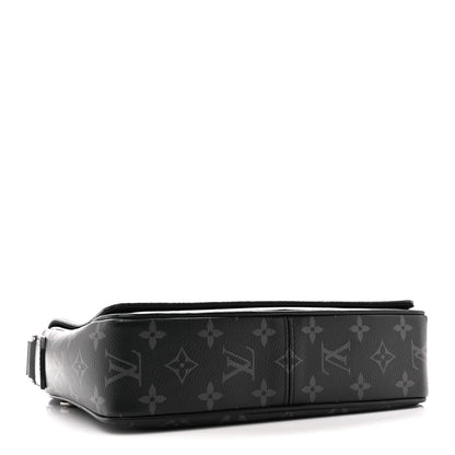 Louis Vuitton Monogram Eclipse District PM Black 4 of 10