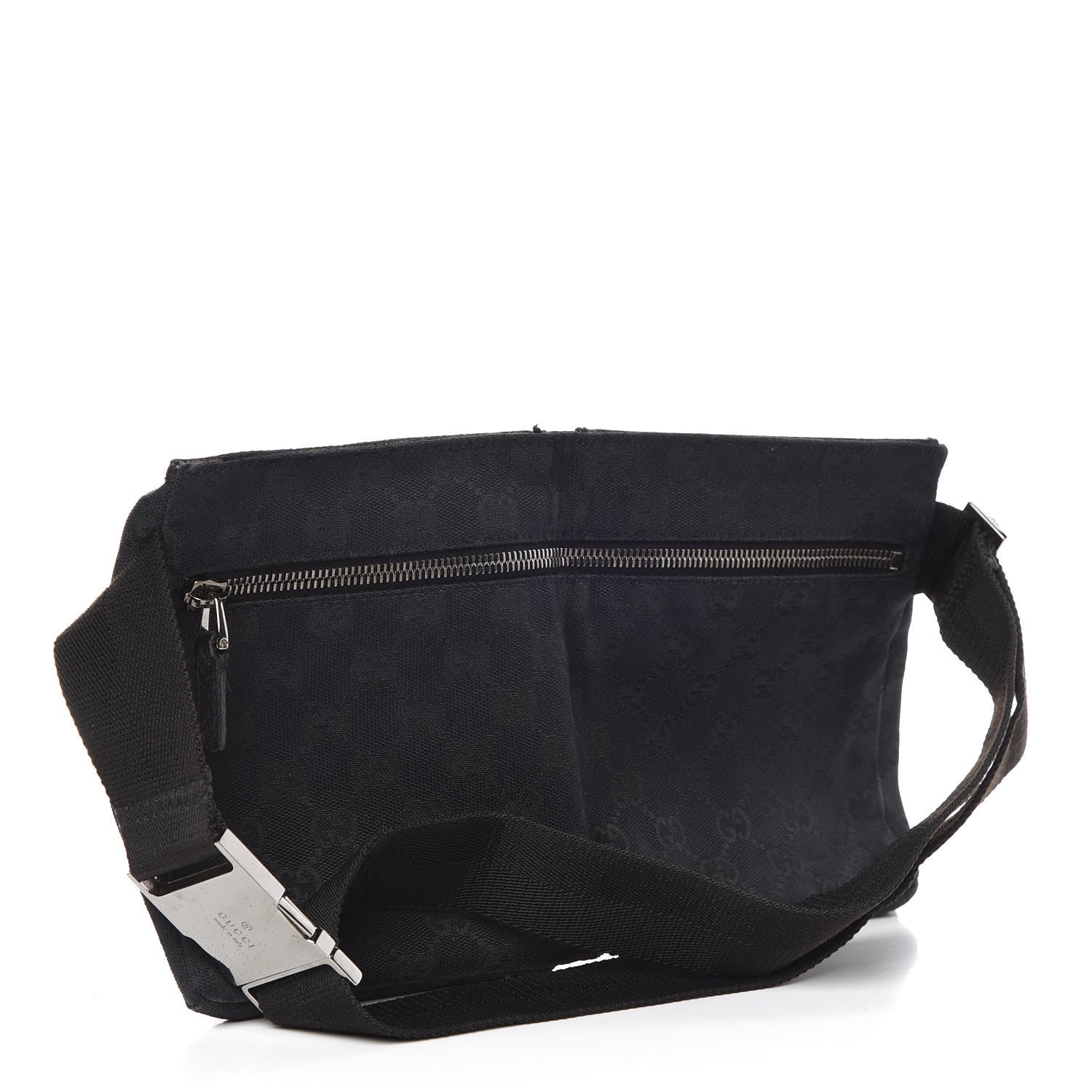 Gucci GG Monogram Double Pocket Belt Bag Black 3 of 18