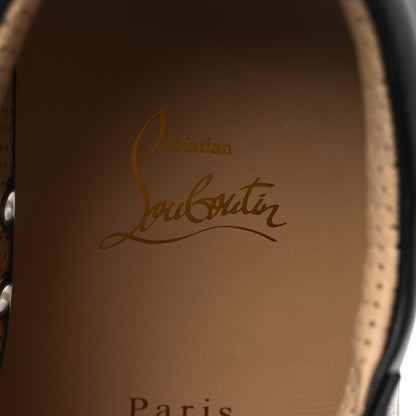 Christian Louboutin Calfskin Fique A Vontade Flat Sneakers 36 Black 8 of 13