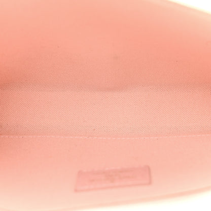 Louis Vuitton Damier Azur Pochette Felicie Chain Wallet Rose Ballerine 6 of 12