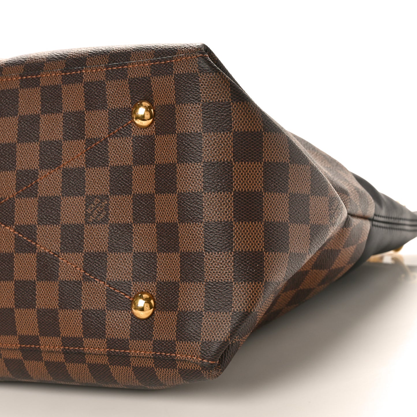 LOUIS VUITTON Damier Ebene Calfskin Maida Black