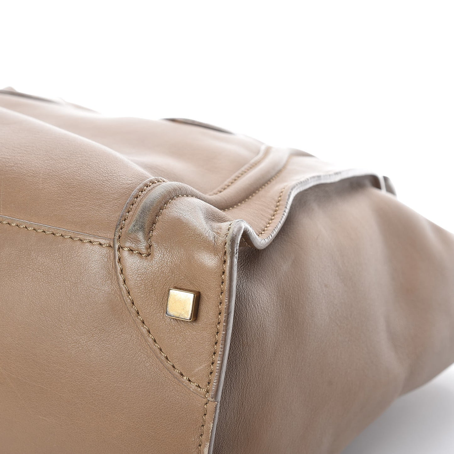 Smooth Calfskin Mini Luggage Camel