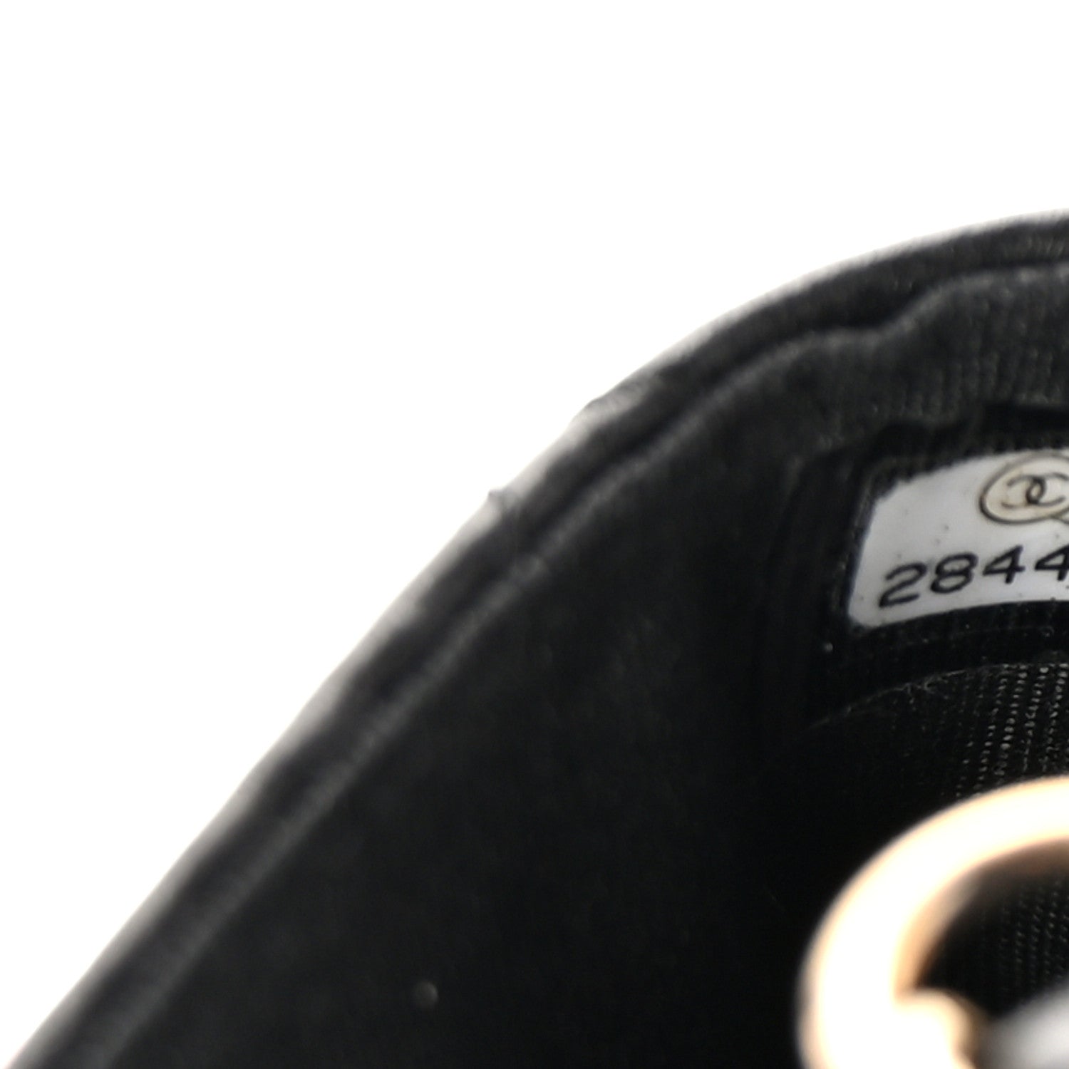Chanel Lambskin Quilted Card Holder On Chain Black 6 of 10