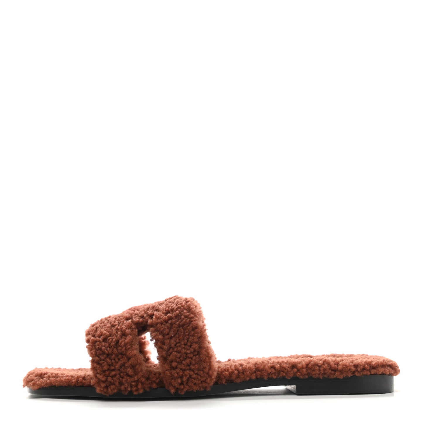 Woolskin Oran Sandals 40.5 Cognac