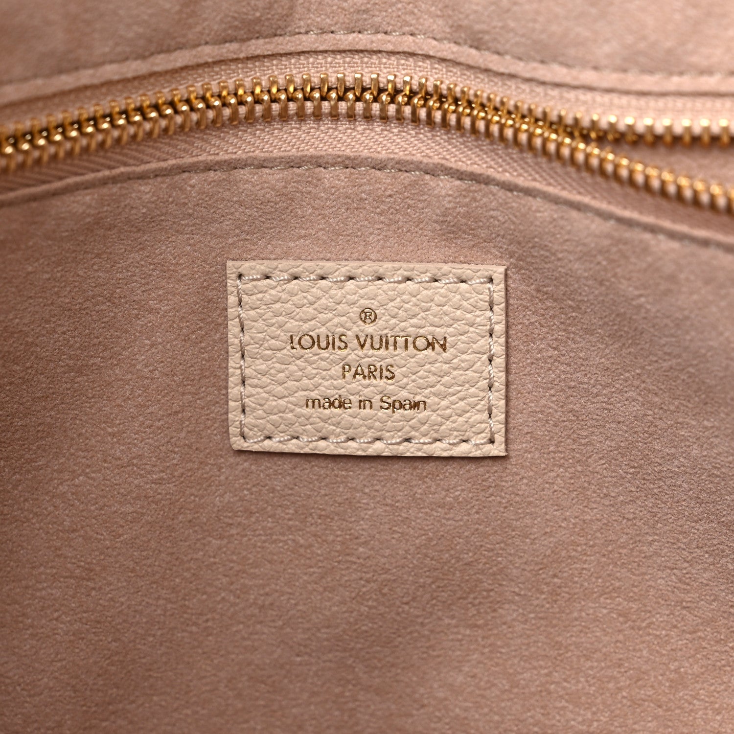 Louis Vuitton Empreinte Monogram Giant Neverfull MM Creme Rose Trianon 6 of 8
