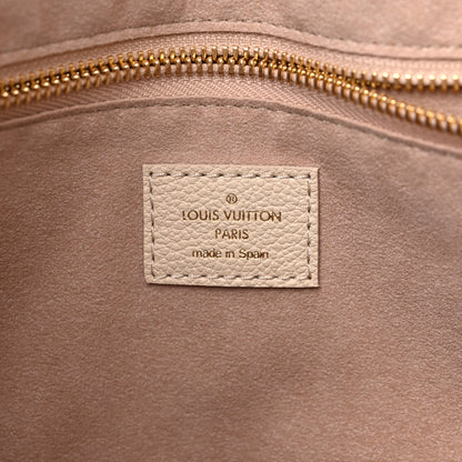 Louis Vuitton Empreinte Monogram Giant Neverfull MM Creme Rose Trianon 6 of 8