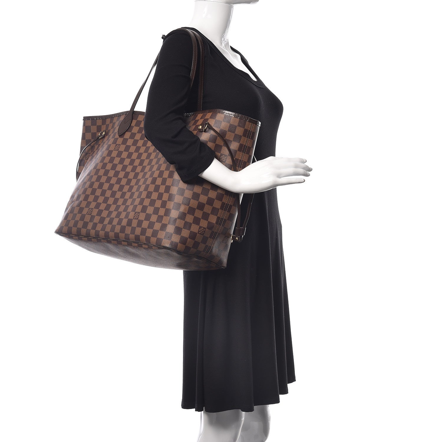 Louis Vuitton Damier Ebene Neo Neverfull GM 2 of 15