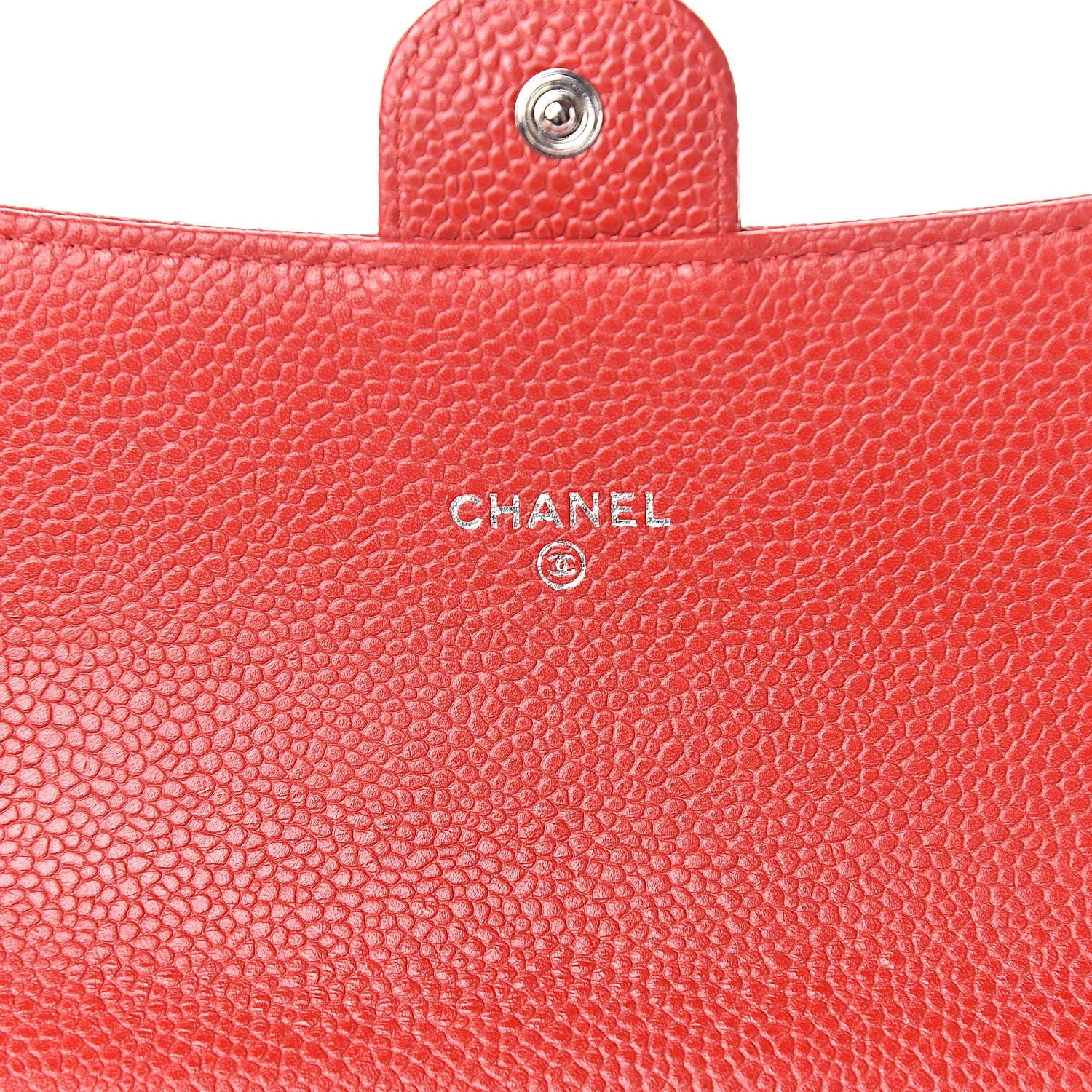 Chanel Caviar Quilted Travel Wallet Red 8 of 11