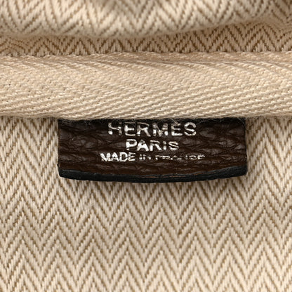 Hermes Taurillon Clemence Victoria II 35 Chocolate 6 of 10