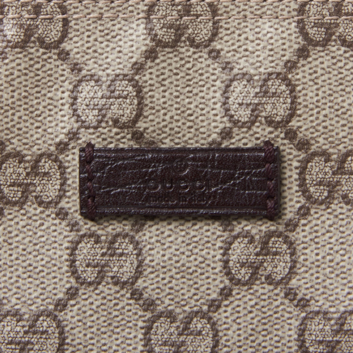 GG Plus Monogram Medium Flat Messenger Bag Dark Brown