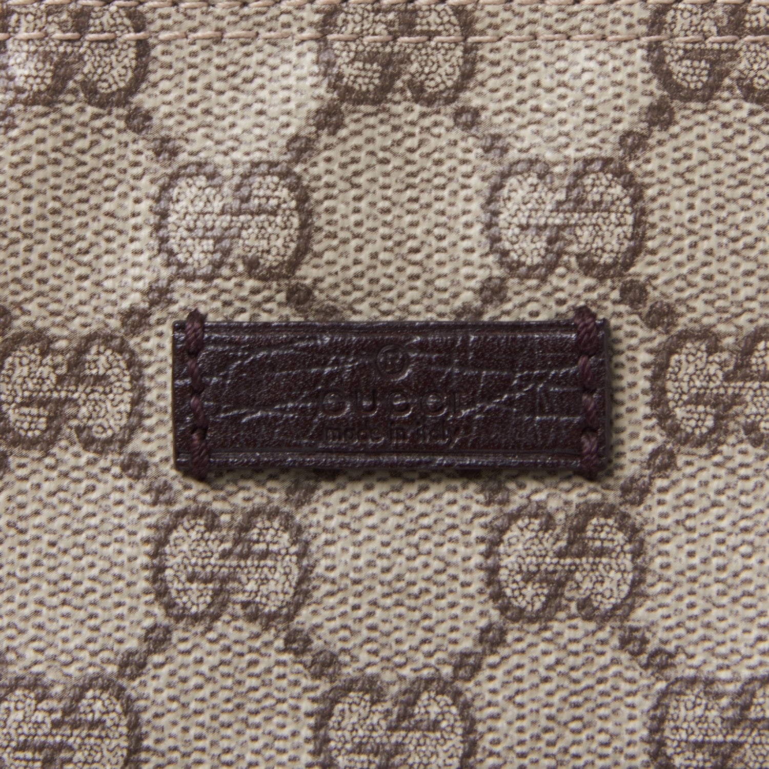 Gucci GG Plus Monogram Medium Flat Messenger Bag Dark Brown 7 of 8