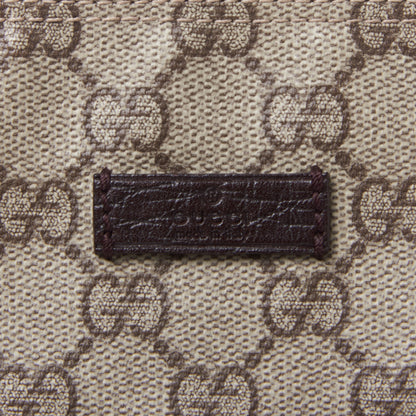 Gucci GG Plus Monogram Medium Flat Messenger Bag Dark Brown 7 of 8