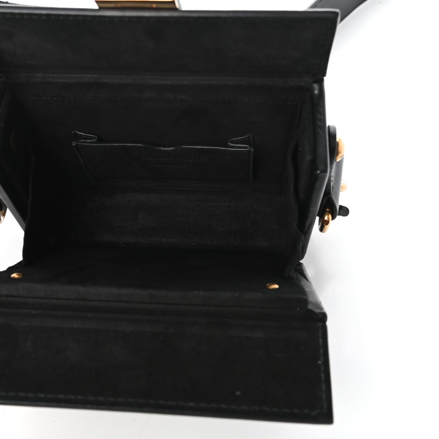 Lambskin Dioraddict Lockbox Black