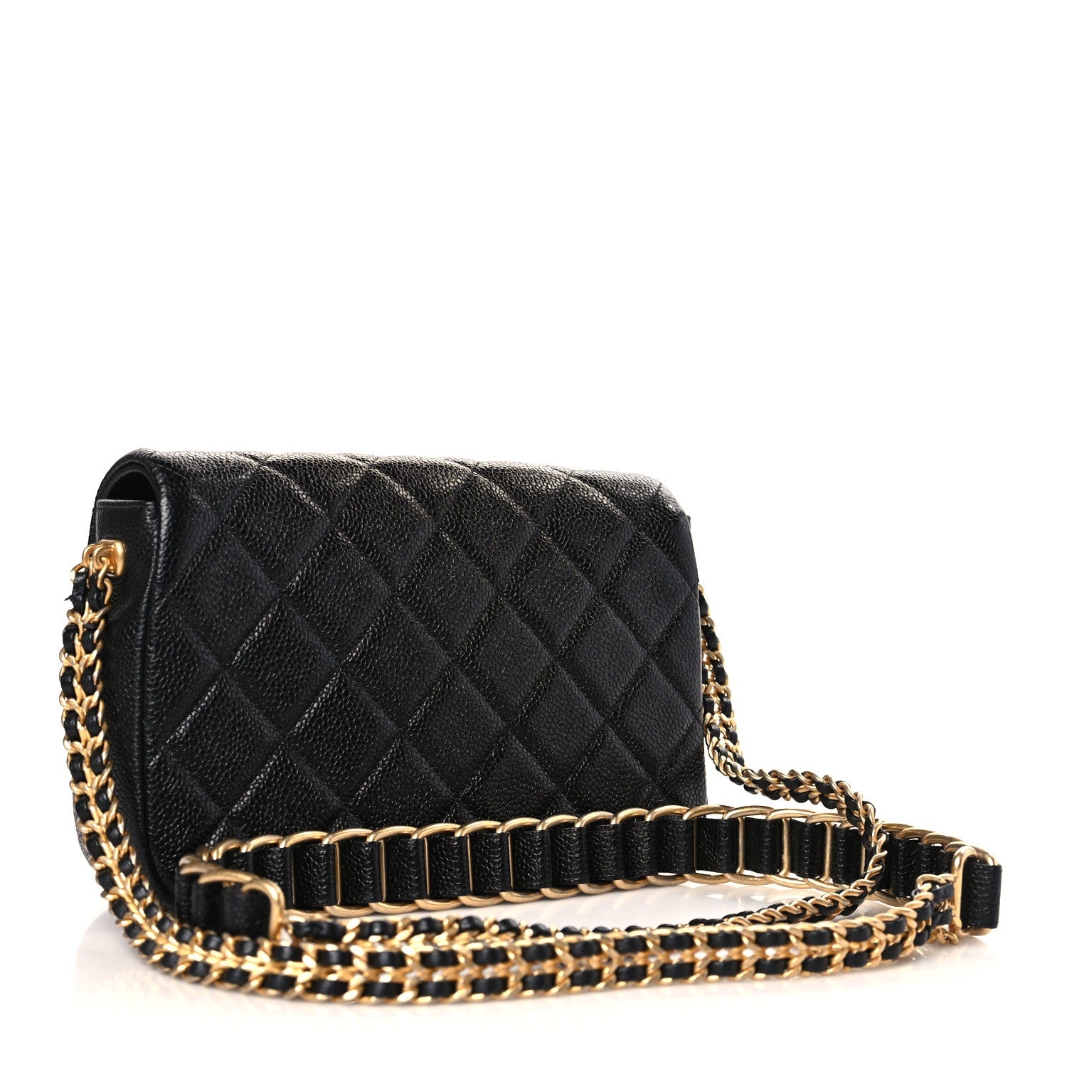 Chanel Caviar Quilted Chain Soul Flap Black 3 of 9