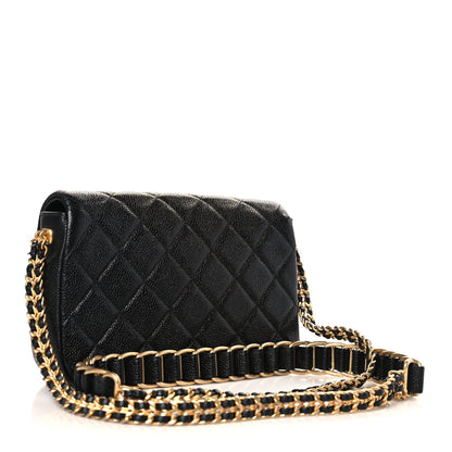 Chanel Caviar Quilted Chain Soul Flap Black 3 of 9