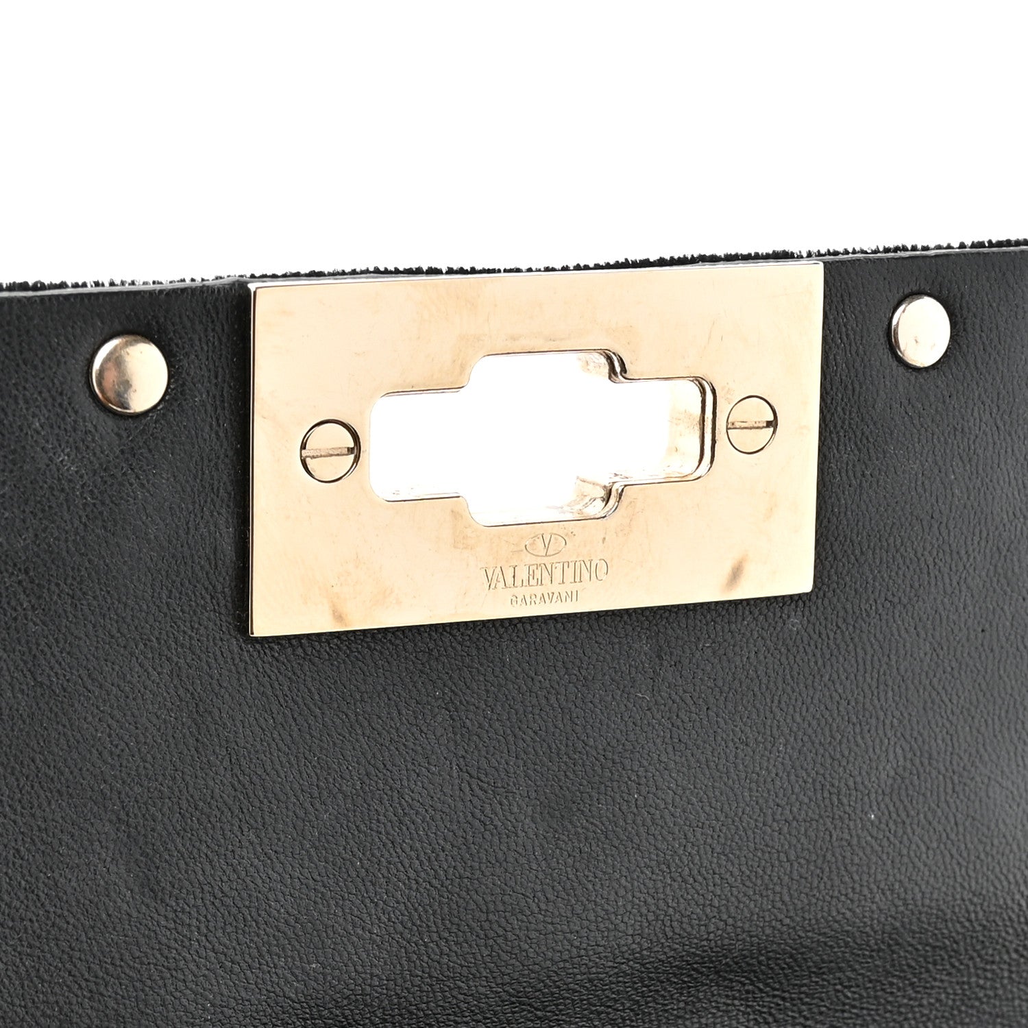 Valentino Garavani Velvet Small Rockstud Spike Shoulder Bag Black 9 of 11