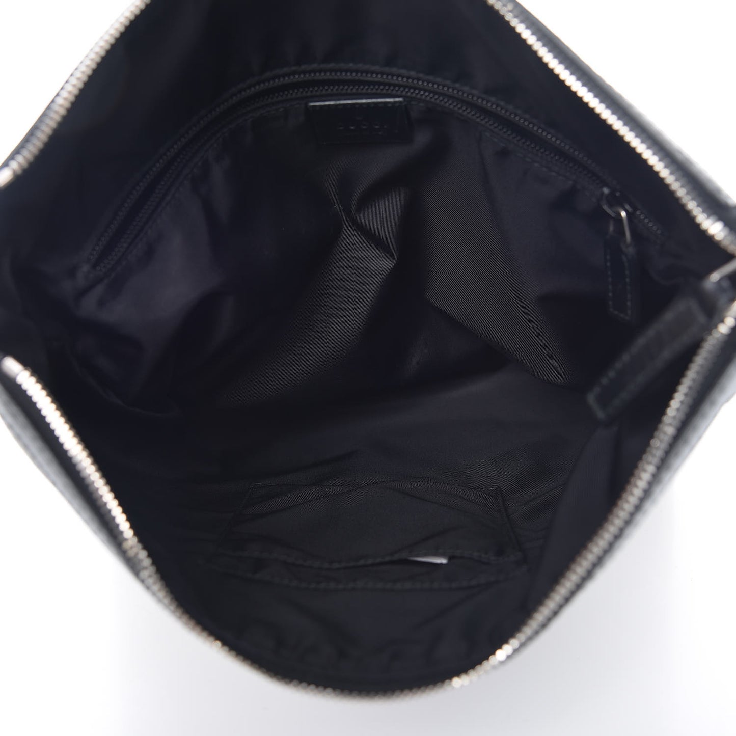 GG Supreme Monogram Web Messenger Bag Black