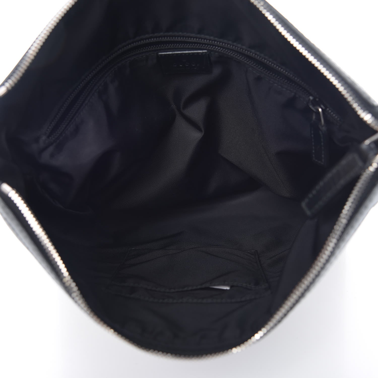 Gucci GG Supreme Monogram Web Messenger Bag Black 5 of 12