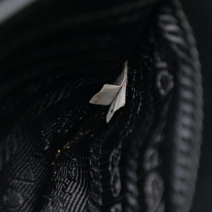 Prada Soft Calfskin Diagramme Camera Bag Black 7 of 18
