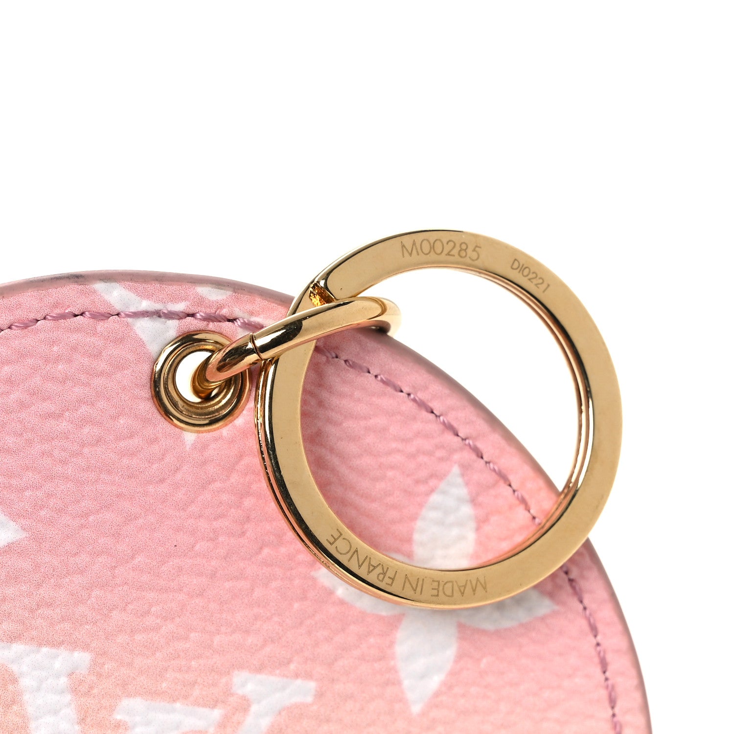 Louis Vuitton Monogram By The Pool Illustre Bag Charm Key Holder Light Pink 3 of 4