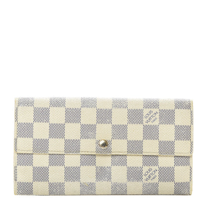 Louis Vuitton Damier Azur Sarah Wallet 1 of 18