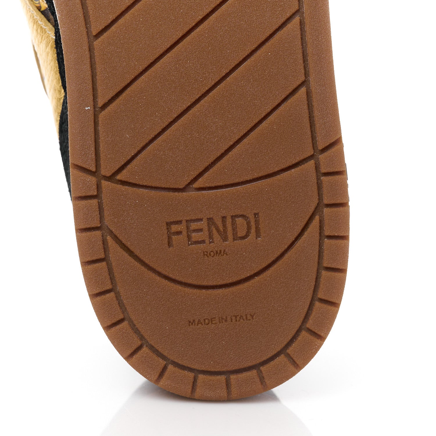 Versace X FENDI Suede Fabric FF Baroque Mens Fendace Match Sneakers 9 Black Gold Multicolor 6 of 10