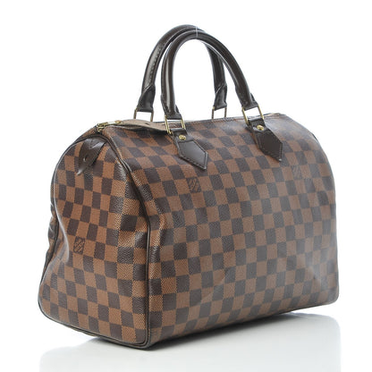 Louis Vuitton Damier Ebene Speedy 30 3 of 13