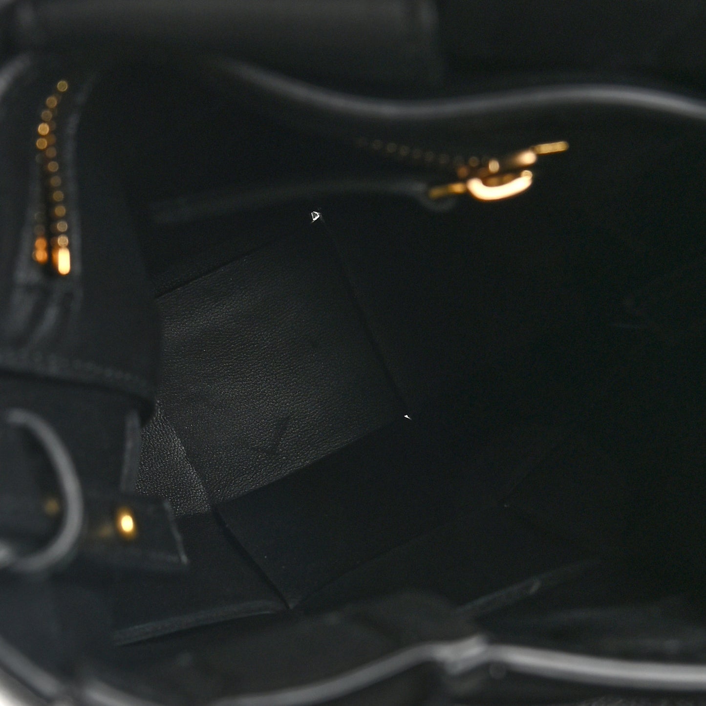 Lambskin Maxi Intrecciato Mini North South Cassette Tote Black