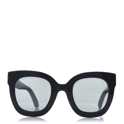 Gucci Round Frame Star Sunglasses GG0208S Black 2 of 9