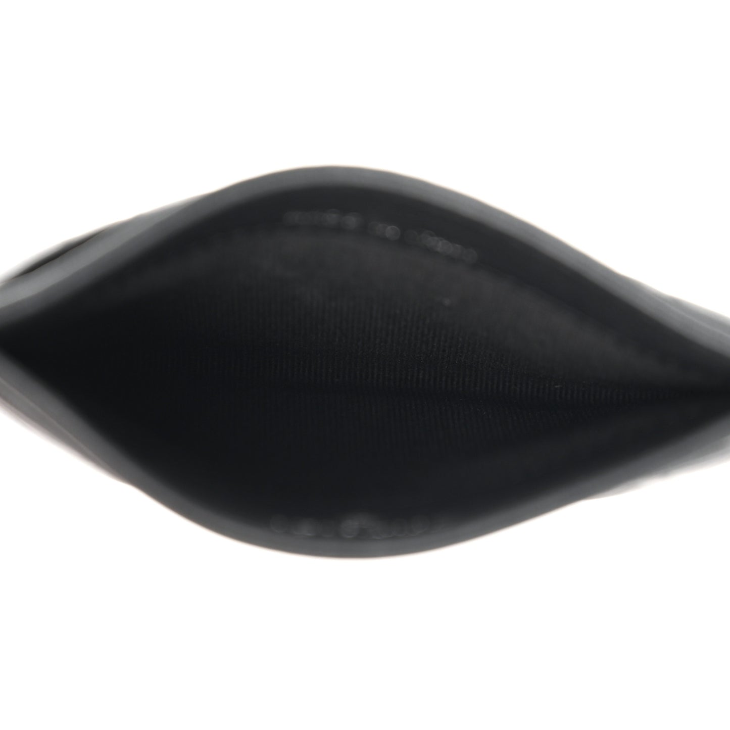 Pearly Lambskin Quilted Card Holder So Black