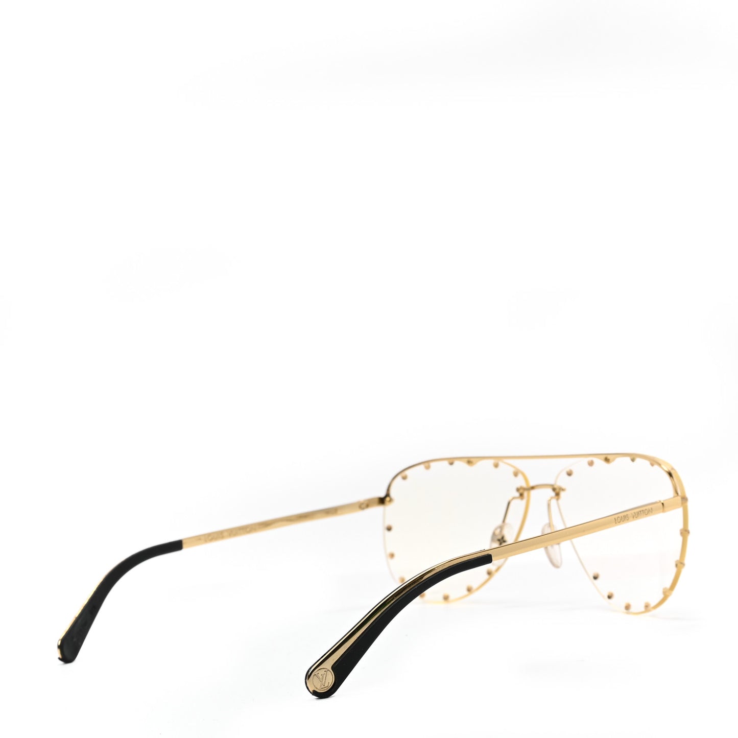 Metal The Party Aviator Anti Blue Light Sunglasses Z0997W Gold