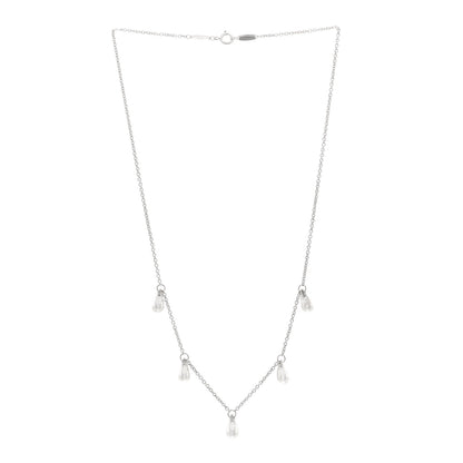 Tiffany Sterling Silver Elsa Peretti Teardrops Necklace 3 of 4