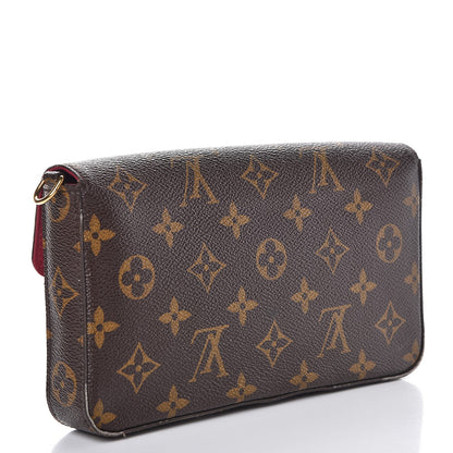 Louis Vuitton Monogram Pochette Felicie Chain Wallet Fuchsia 3 of 13