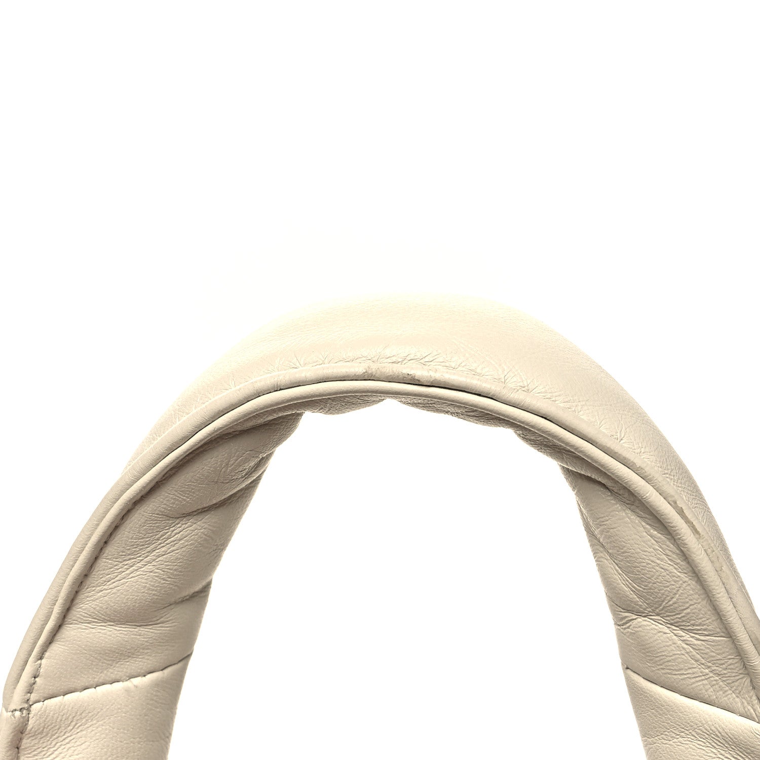 Prada Nappa Soft Padded Small Double Handled Shoulder Bag White 11 of 11