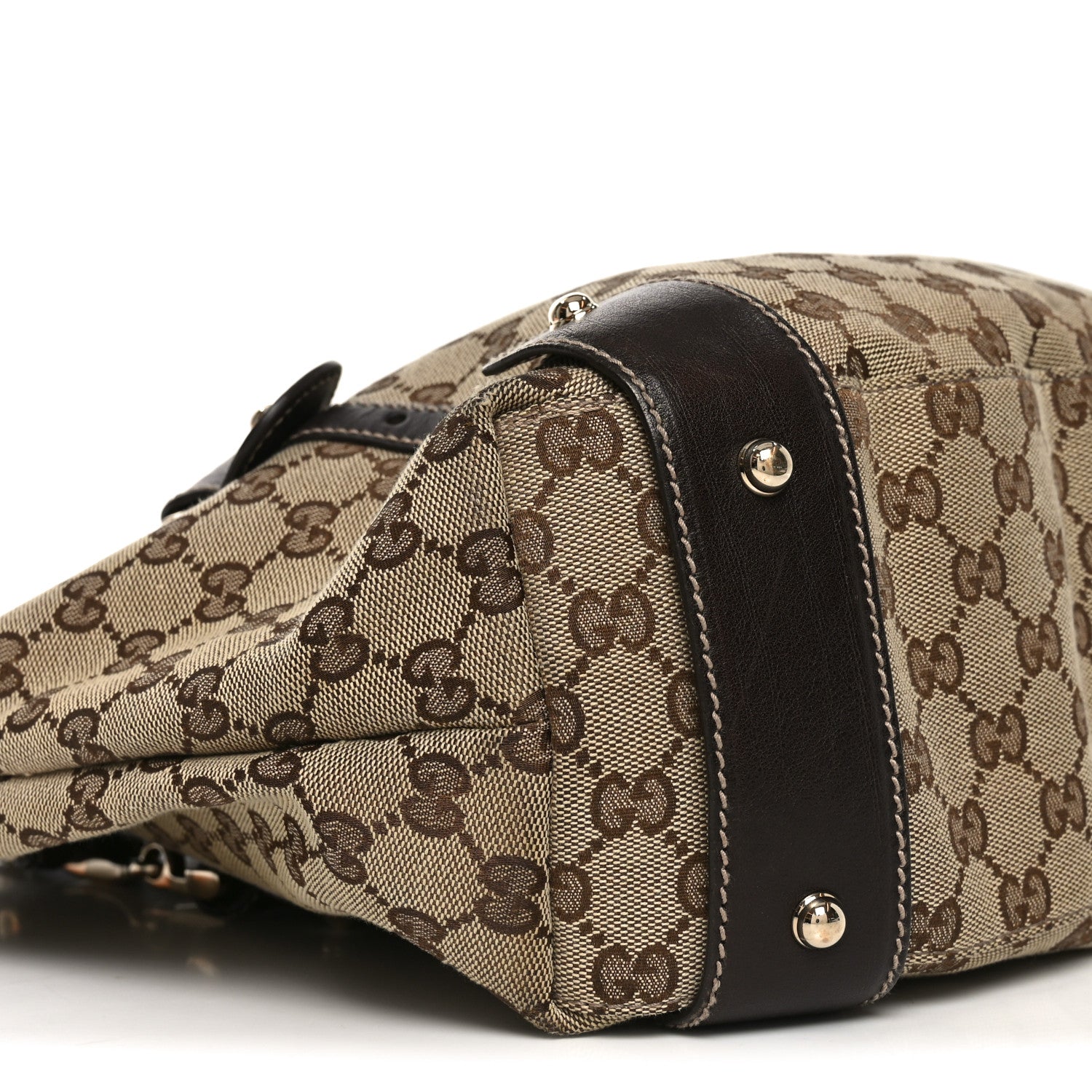 Gucci Monogram Medium Pelham Shoulder Bag Dark Brown 9 of 11