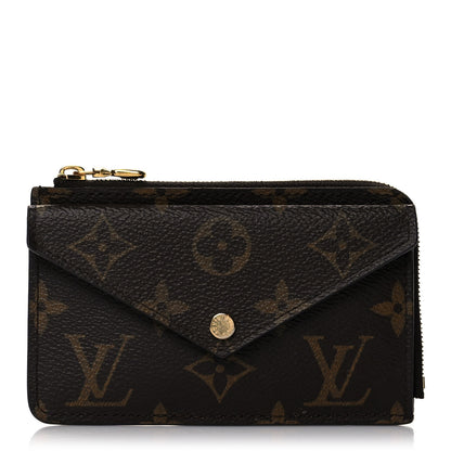 Louis Vuitton Monogram Recto Verso Card Holder Black 1 of 7