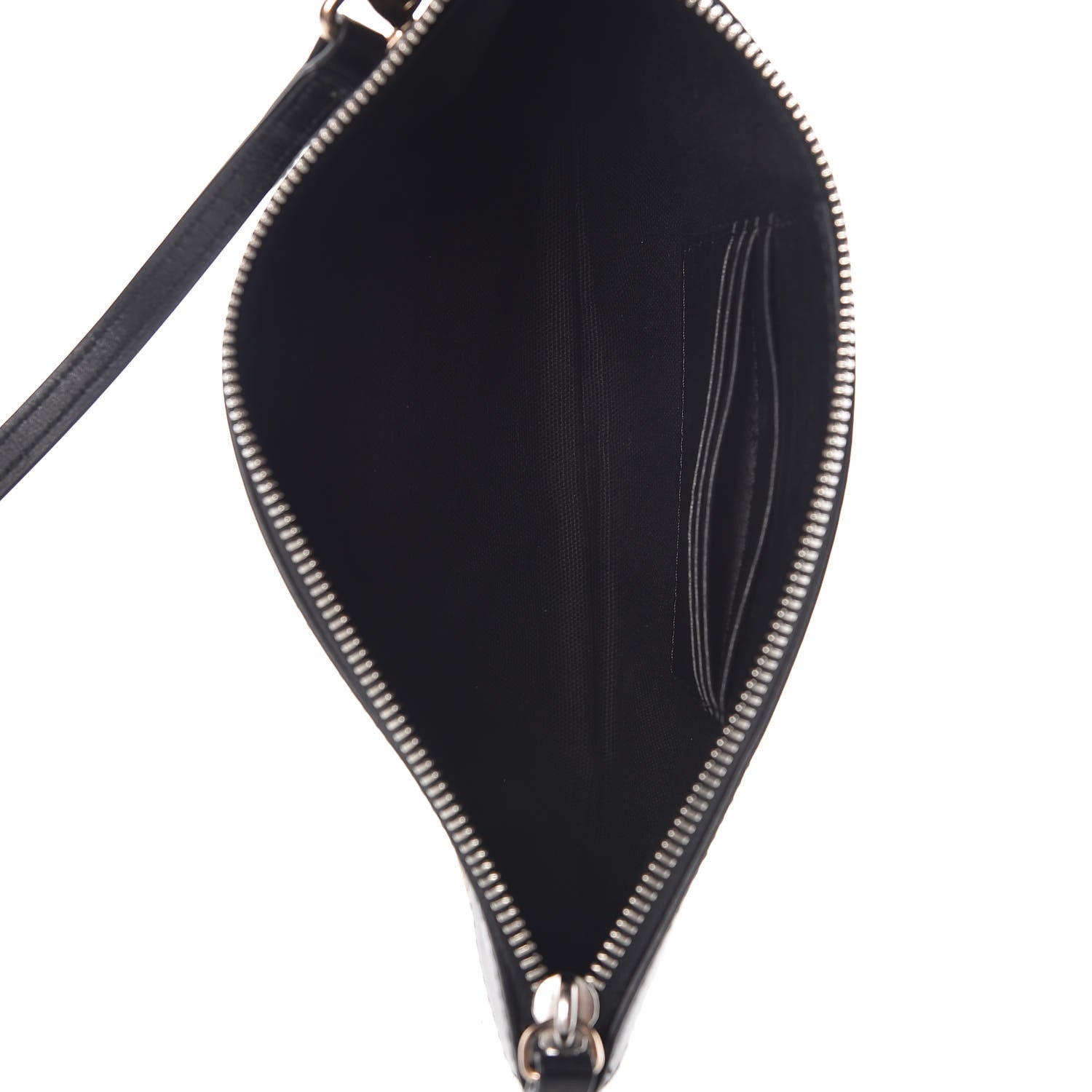 Burberry Mega Check Peyton Crossbody Clutch Bag Black 5 of 8
