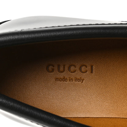 Gucci Calfskin Interlocking G Loafers 36.5 Black 7 of 8