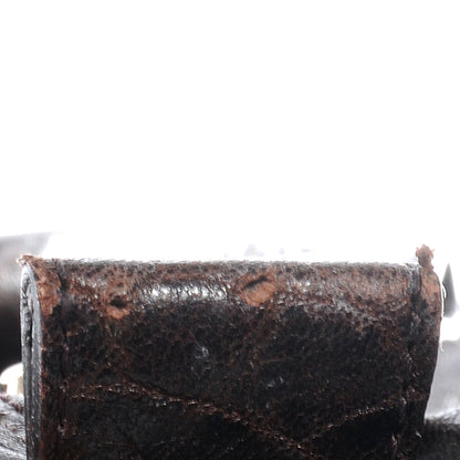Fendi Zucca Nappa Nuvolata Vitello Tortuga Spy Bowler Tobacco Moro 9 of 10